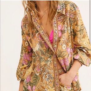 Spell and the gypsy jungle button up